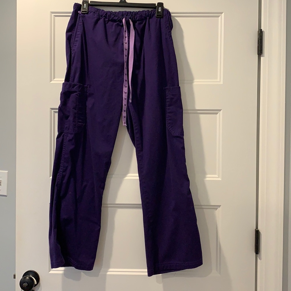 MC 2 purple scrub set